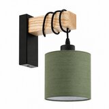Brilagi Zidno svetlo NUBILA 1xE27/60W/230V braon/crno/zeleno | Eponuda.com