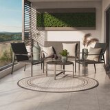 Lesnina-XXXL lounge garnitura shirley, črna, 4-Delno | Shoptok.si