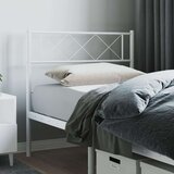  Metalno uzglavlje bijelo 100 cm | shoptok.hr