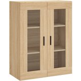 Maison Chic Stenska omarica - Zidna omarica sonoma hrast 69,5x34x90 cm iu1198, (22062978) Cene