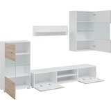 TV jedinice od 5 dijelova s LED rasvjetom od drva sonoma hrast | Eponuda.ba