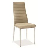 Molarem Home Stolica H261 CHROM-svijetla bež | shoptok.hr
