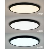  LED plafonsko svetlo LED/24W/230V 3000/4000/6500K pr. 30 cm crna | Eponuda.com