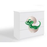  Dječja komoda - mali dino-Bijela | shoptok.hr