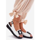 ARTIKER Leather Women's Wedge Sandals with Decoration | Shoptok.si