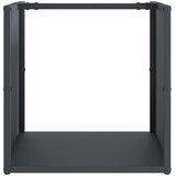  Stalak za drva antracit 40x40x40 cm hladno valjani čelik | Eponuda.com