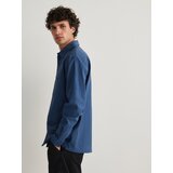 Reserved - Boxy fit košulja - steel blue | shoptok.hr