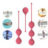 Cotoxo Belle - set loptica za gejše od 3 dijela (crvena) | shoptok.hr