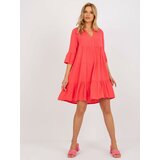 Sublevel Dress-D73761M30214C-coral | shoptok.hr