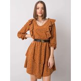 RUE PARIS Dress-WN-SK-R824.68-light brown | Shoptok.si