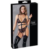 Cottelli Bondage - otvoreno tijelo s remenima i lancima (crno) - L | shoptok.hr