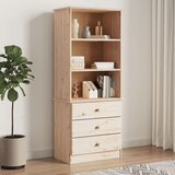  Regal za knjige s ladicama ALTA 60x35x142 cm masivna borovina | shoptok.hr