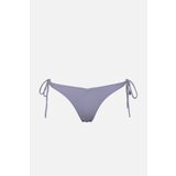 Trendyol Blue Drawstring V Cut Low Waist Bikini Bottom Cene