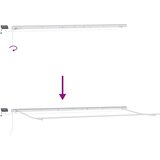 Tenda na ručno uvlačenje s LED smeđa 600 x 300 cm | shoptok.hr