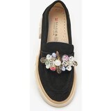 Resti Women's black openwork moccasins Peloga- Footwear | ePonuda.com