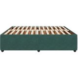vidaXL posteljni okvir temno zelen 200x200 cm žamet, (21306383) | Shoptok.si