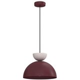  Luster na sajli NEVIS 1xE27/15W/230V prečnik 29 cm bordo | Eponuda.com