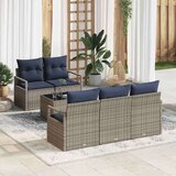  Set sofe 6 pcs Siva i mornarsko plava poliratan | shoptok.hr