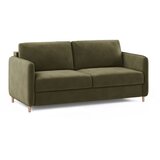 Micadoni Zelena žametna sedežna garnitura za spanje 184 cm Simo – | Shoptok.si