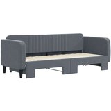  Dnevni krevet na razvlačenje bez madraca tamnosivi 80x200 cm | shoptok.hr