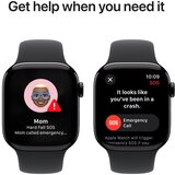 Apple Watch Serija 10 LTE 42 mm S/M Crno MWX63QF/A Aluminij sportska narukvica Crna | shoptok.hr