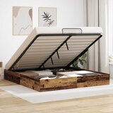  Otomanski krevet s pohranom Staro drvo 203 x 180 x 25 cm | shoptok.hr