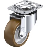Blickle Vrtljivo kolo iz jeklene pločevine LK-ALB 101K-1, kolo s Ø 100 mm, nosilnost 350 kg, mere ploščice 100 x 85 mm | Shoptok.si
