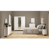 Tvilum Bela garderobna omara z ogledalom 150x199x58 cm Madrid – | Shoptok.si