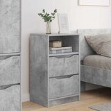  Noćni ormarići s ladicama 2 pcs Betonski sivi 40 x 30 x 467 cm | Eponuda.ba