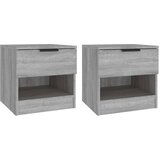 Maison Chic Dvo delni komplet Nočne omarice - Nočne mize siva sonoma konstruiran les, (21690212) | Shoptok.si