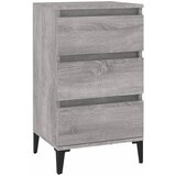 Maison Chic Nočna omarica - Nočna miza siva sonoma 40x35x70 cm inženirski les, (21688000) | Shoptok.si