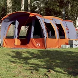  Družinski šotor za 8 oseb siv vodoodporen