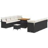  Sjedeća garnitura za vrt Crna i Krema 80 x 80 x 71 cm | shoptok.hr
