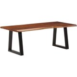 vidaXL Stolić za kavu boja meda 110 x 55 x 40 cm masivno drvo bagrema Cijene