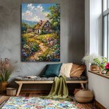 Krajinska slika na platnu Potovanje v pravljico | Shoptok.si