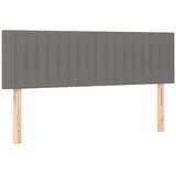  Krevet s oprugama i madracem tamnosivi 140x190 cm od tkanine | shoptok.hr