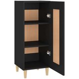  Komoda crna 34 5 x 34 x 90 cm od konstruiranog drva | shoptok.hr