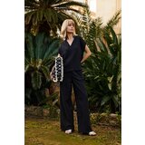 Marisse Black Cotton Shirt | Shoptok.si