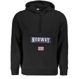 Norway 1963 Crna Muška Majica s Kapuljačom na Patentni Zatvarač Cijene
