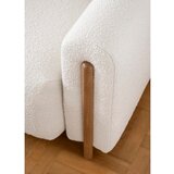 ELTAP Sklopiva/s prostorom za odlaganje sofa od bouclé tkanine boje slonovače 244 cm Arcadova – | shoptok.hr