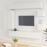  8-dijelni set TV ormarića bijeliod konstruiranog drva | shoptok.hr