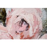  Naslikana slika na platnu cvetje v vazi 1-delna 70x70 cm CWF1946HE1 | shoptok.hr
