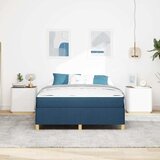  Krevetna konstrukcija Plava 140 x 200 cm tkanina | shoptok.hr