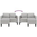 SOFA 2-sjed s ležaljkom u obliku slova L oblak siva 125 cm | Eponuda.com