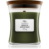 WoodWick Frasier Fir dišeča sveča z lesenim stenjem 275 g | Shoptok.si