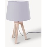 Atmosphera Stona lampa TRIPOD 1xE14/40W/230V borovina/siva | Eponuda.com