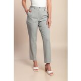Fenzy Elegantne Duge Hlače Za Veće Veličine, Sive | shoptok.hr