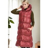 Dewberry Z6734 XEXESE WOMEN'S VEST-BURGUNDY-1 | Shoptok.si