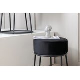 Venture Home okrugli puf Petra (art. 15573-888) ⌀45,5 × 46,5 cm, crna | shoptok.hr