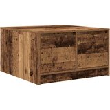  Stol za kavu s ladicama staro drvo 70,5x70x40 cm | Eponuda.com